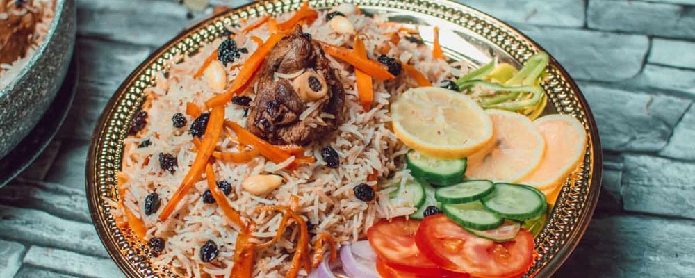 Afghani polaw restaurant in Dubai