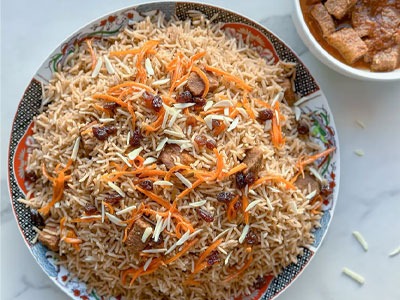 Afghani pulao restaurant in Dubai